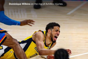 九游体育平台-威尔金斯谈哈利跟腱撕裂：现在的球员磨损太大，乔科都会让身体休息